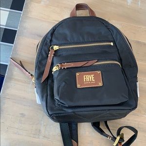 Black Nylon Backpack